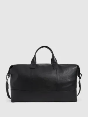REISS LEATHER TRAVEL BAG