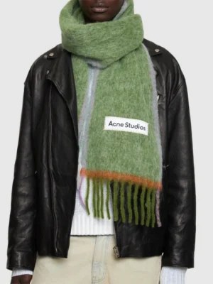 Acne Studios Vally solid alpaca blend scarf