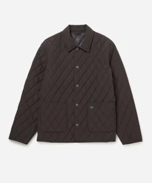 MENSWEAR |Flores Quilted Lightweight Jacket Black