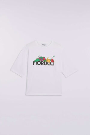 MENSWEAR | FIORUCCI Fruit Logo T-Shirt White