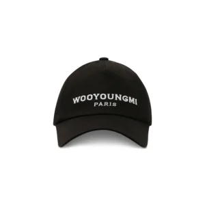 MENSWEAR | WOOYOUNGMI Embroidery Cap in Black