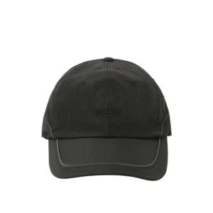 JUUNJ Nylon Piping Ball Cap in Black