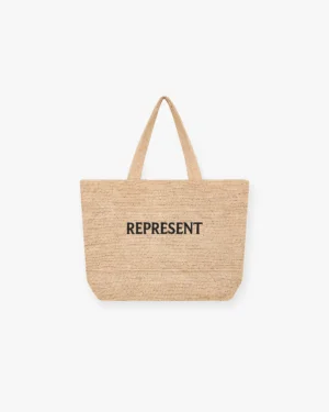 MENSWEAR | REPRESENT Raffia Tote Bag
