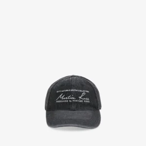 Martine Rose Signature Cap Washed Black