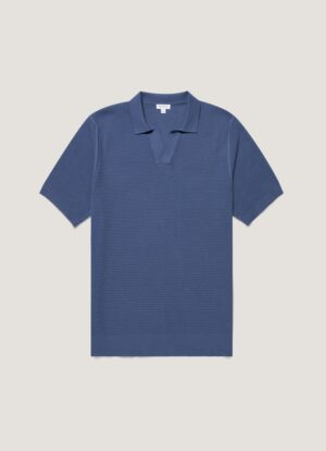 MENSWEAR| SUNSPEL Compact Mesh Knit Polo Shirt