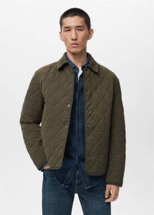 MENSWEAR | MANGO Quilted water repellent jacket