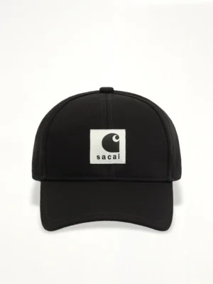 SACAI Carhartt WIP Duck Cap in Black