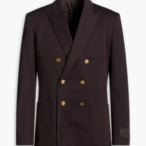 VALENTINO GARAVANI Double-breasted cotton-blend twill blazer