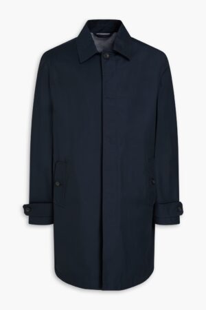 MENSWEAR | SLOWEAR Cotton-blend twill coat