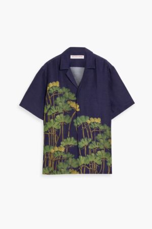 ORLEBAR BROWN Maitian floral-print linen-blend shirt