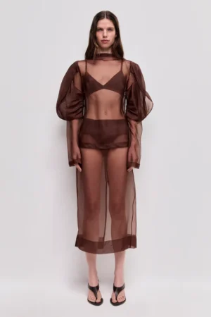 WOMENSWEAR | AJE Mirella Organza Long Sleeve Top