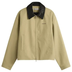 MENSWEAR | Cole Buxton Leather Collar Cottom Overshirt
